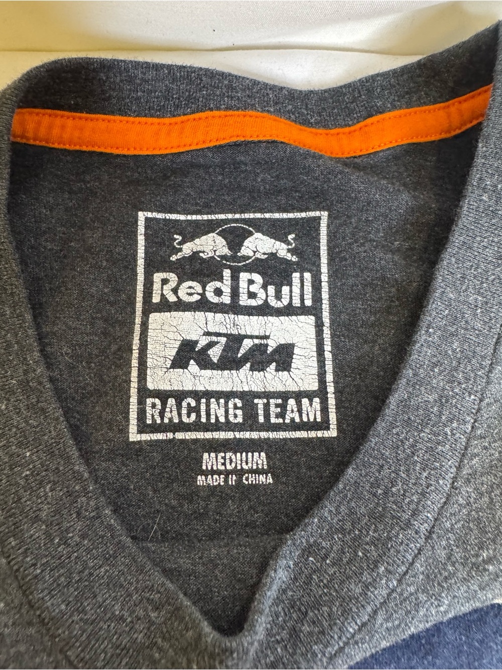 Red Bull KTM Racing Team Short Sleeve Tee - Charcoal Gray - Picture 5 of 8